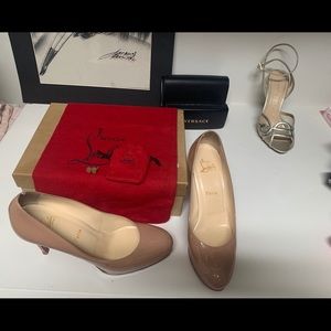 Christian Loubotin Simple Pump 100 patent calf